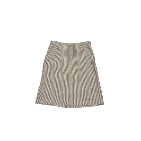 Vintage 1960s Classic Lady By Constantine Striped Two-Piece Blouse Skirt Set 16‎ - Picture 11 of 12